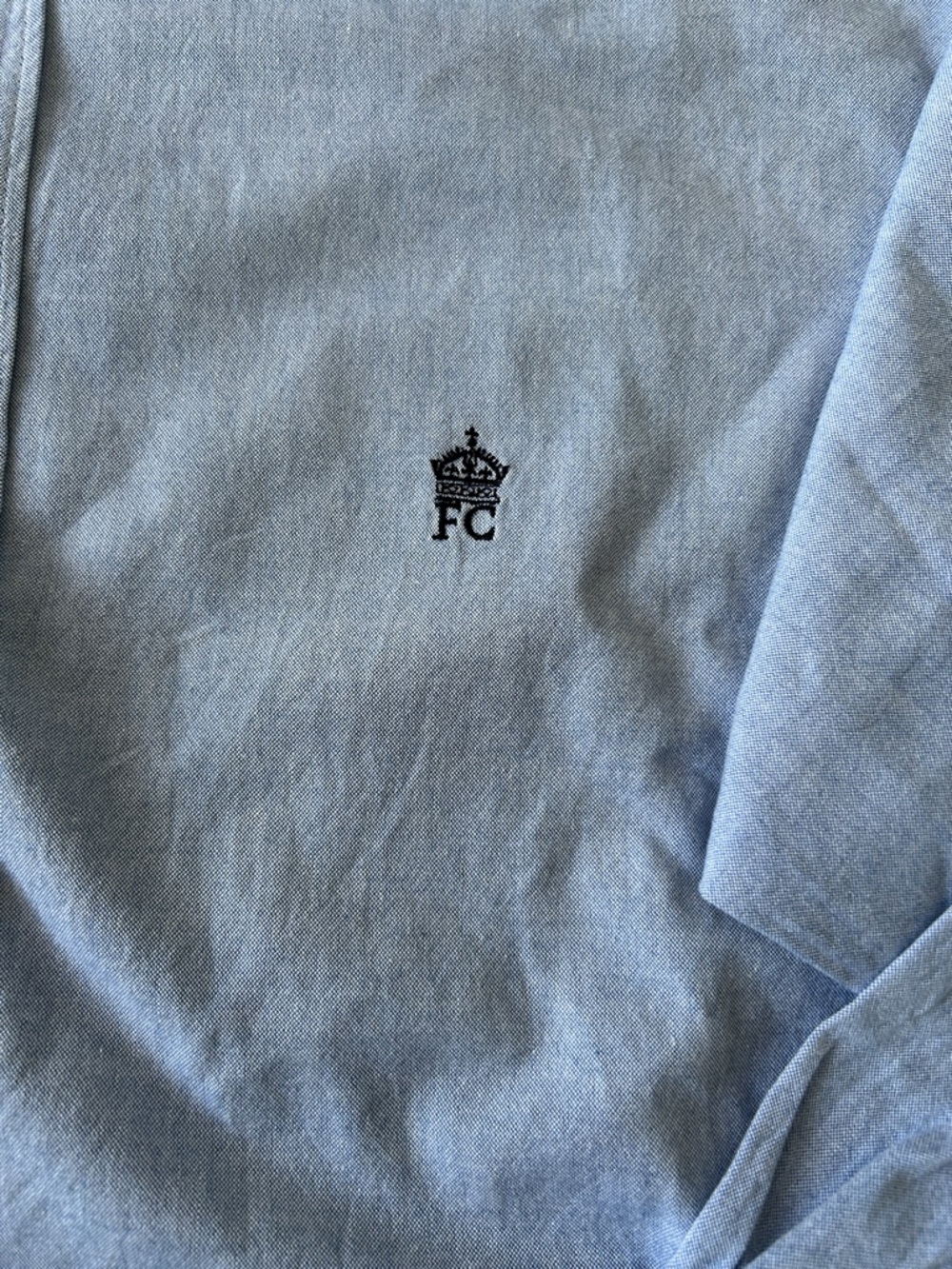 French Connection UK Light Blue Oxford Button-Down Shirt